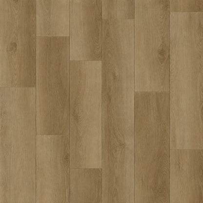 Central White Oak Waterproof SPC Flooring plank texture, top-down view