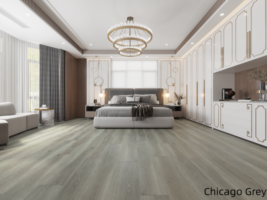 Chicago Grey Waterproof SPC Flooring