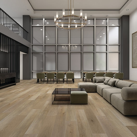 Asher Bend Hearth Herringbone Waterproof SPC Flooring