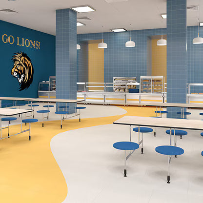 Loften Pebble Fabric LVT Glue Down Flooring