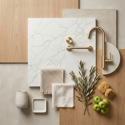 Dio-Calacatta Craze Quartz Slab
