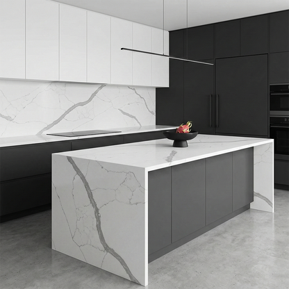 Dio-Calacatta Venus Quartz Slab