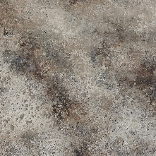 Onyx Floral engineered quartz slab, brown base with black and cream cloudy pattern, polished finish
