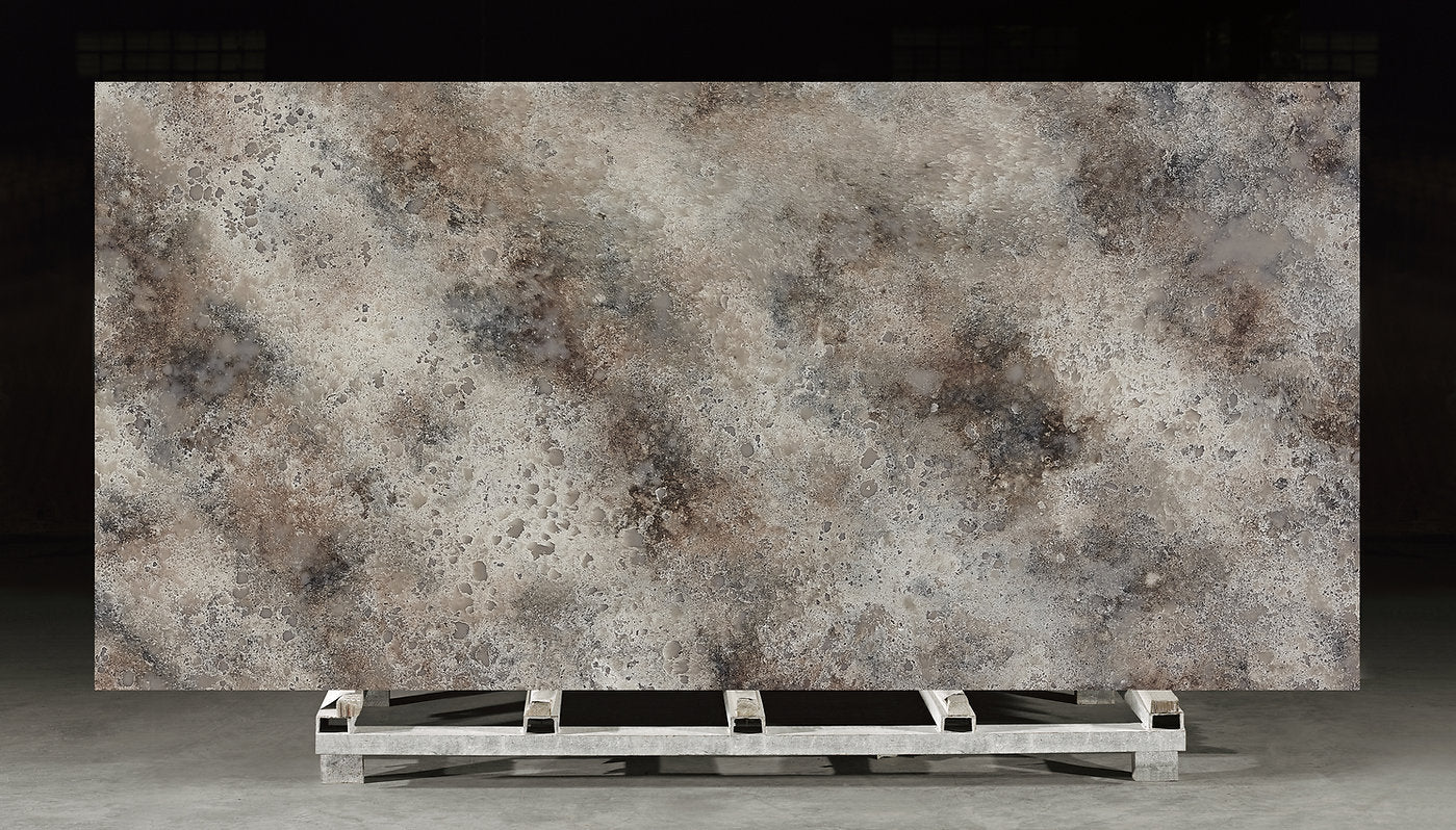 Dio-Onyx Floral Quartz Slab
