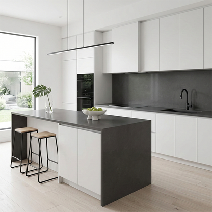 Dio-Pure Dark Grey Quartz Slab