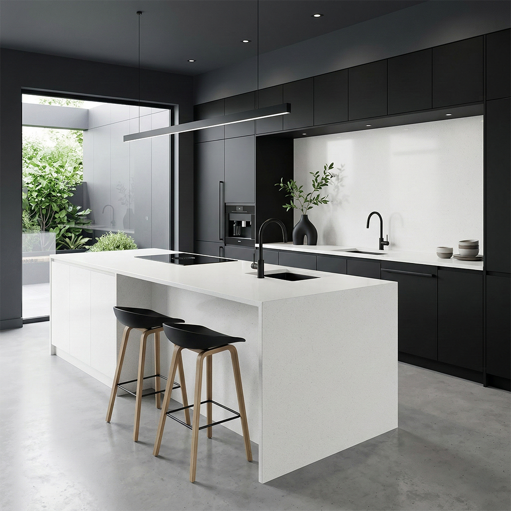 Dio-Pure White Quartz Slab