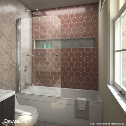 Aqua Frameless Swing Tub Door