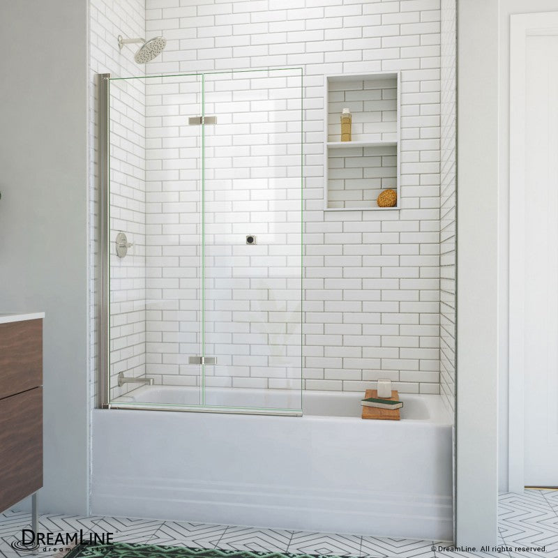 Aqua-Q Frameless Bi-Fold Shower Door
