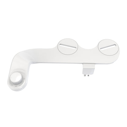 Aqua Swing non-electric bidet toilet attachment in White, top view