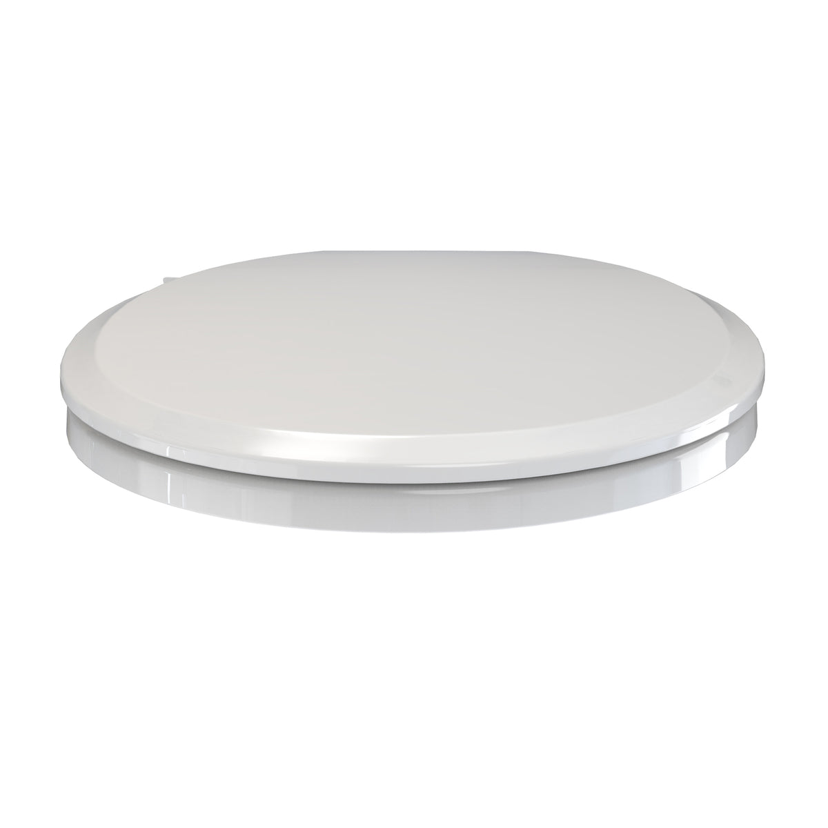 Aqua Swing non-electric bidet toilet seat in White, closed lid