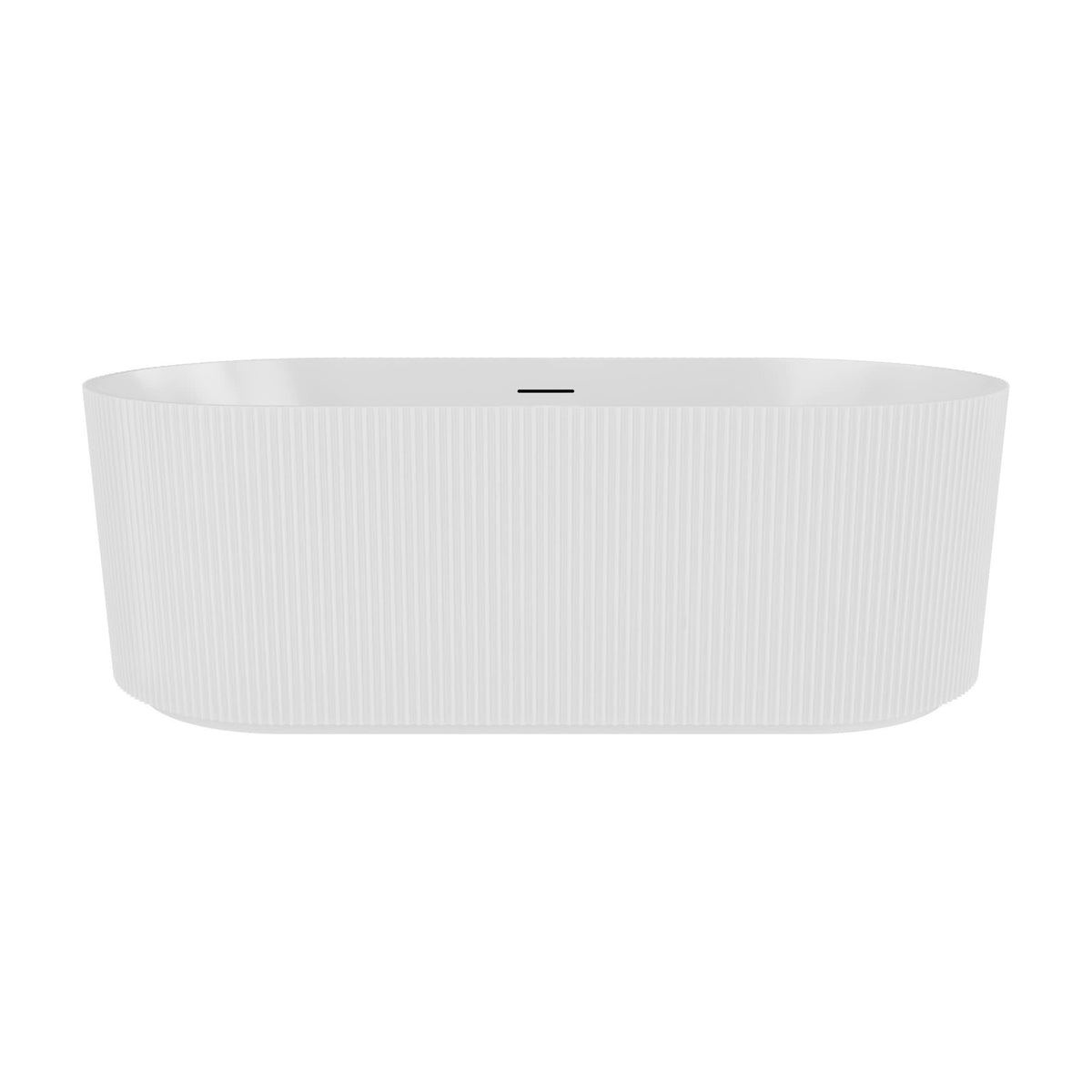 Charisma 59 inch freestanding acrylic bathtub in gloss white