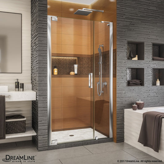 Elegance-LS Frameless Pivot Shower Door (44"W to 65"W)