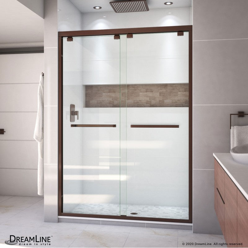Encore Semi-Frameless Double Sliding Shower Door
