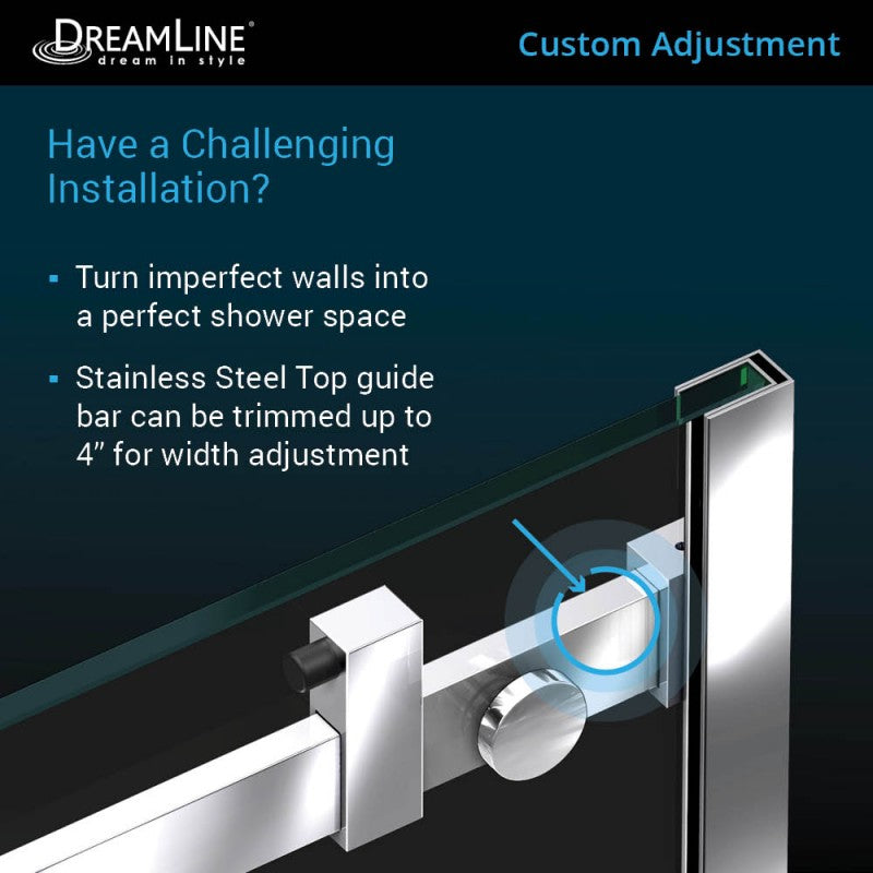 Enigma Air Frameless Single Sliding Shower Door