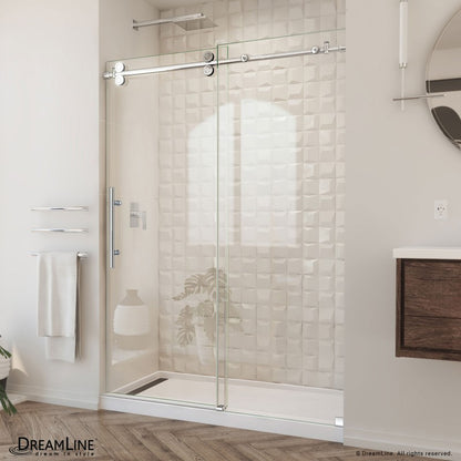 Enigma-XO Frameless Single Sliding Shower Door