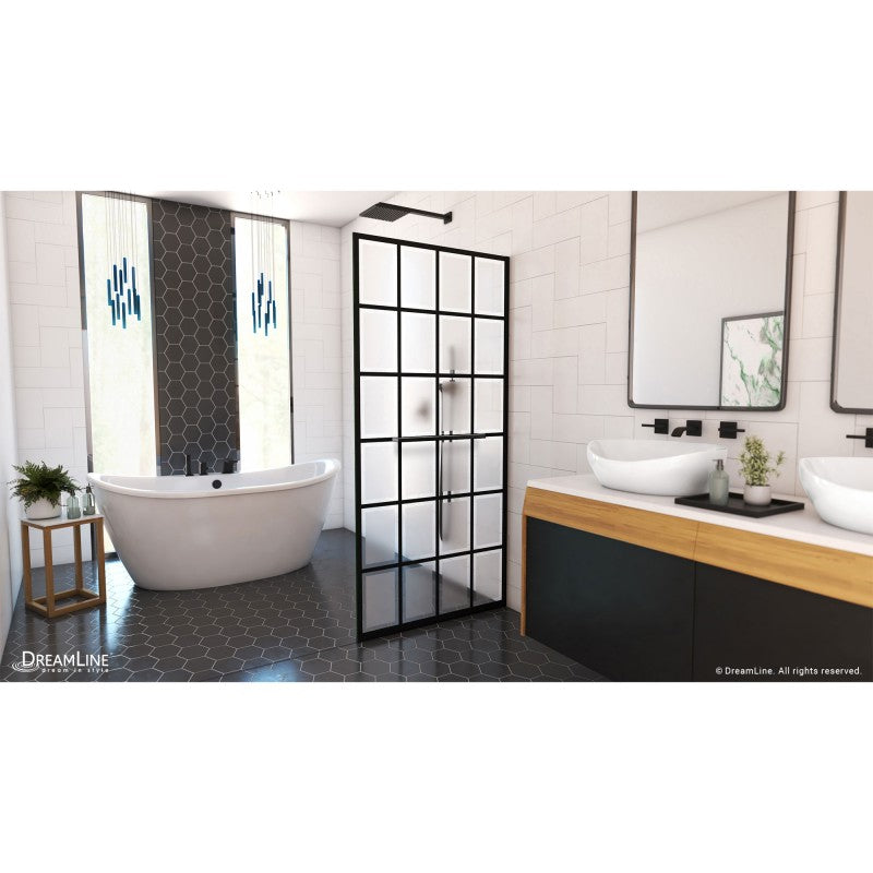 French Linea Stationary Shower Panel