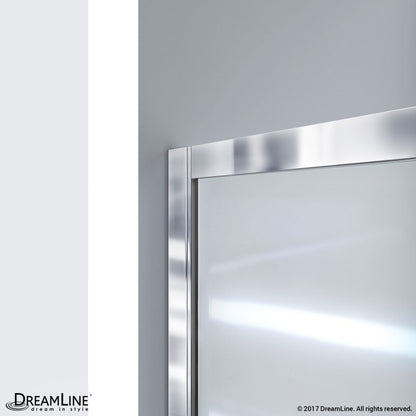Infinity-Z Semi-Frameless Single Sliding Shower Door