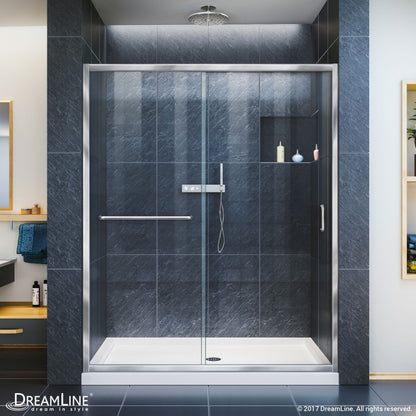 Infinity-Z Semi-Frameless Single Sliding Shower Door