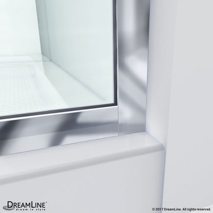 Linea Frameless Stationary Shower Panel