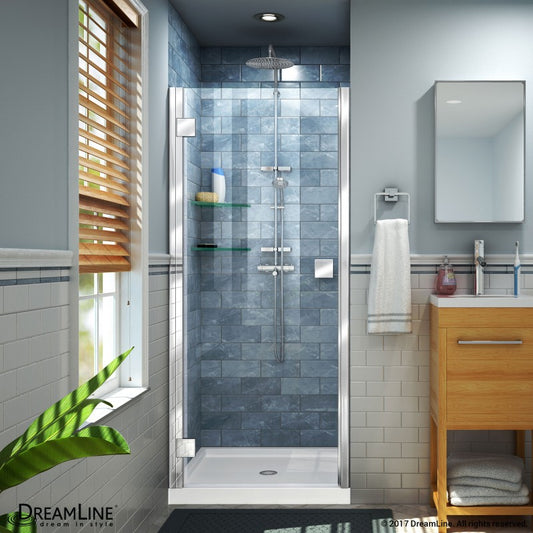 Lumen Semi-Frameless Hinged Shower Door