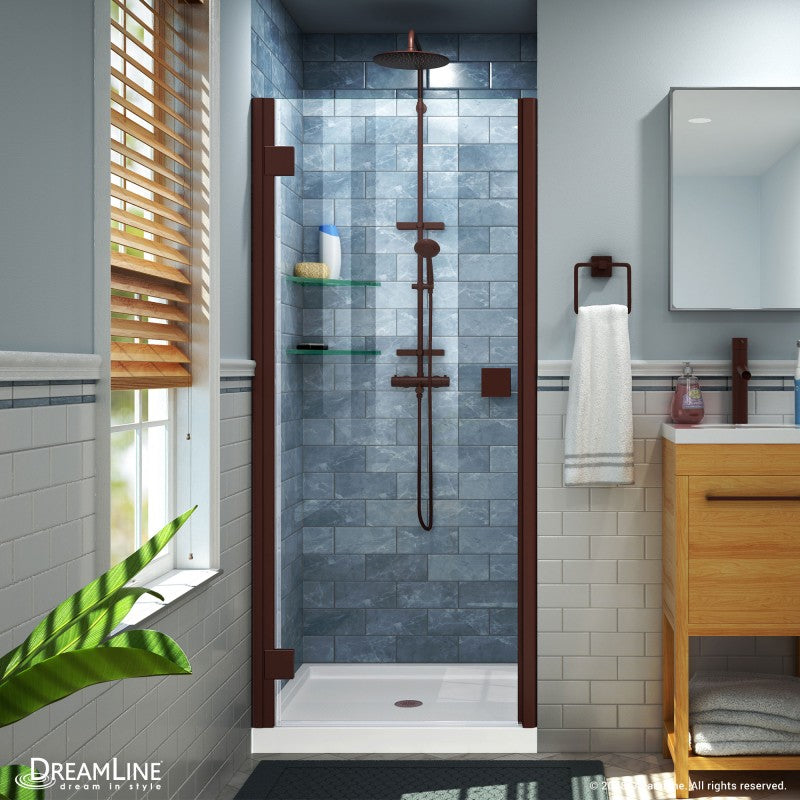 Lumen Semi-Frameless Hinged Shower Door