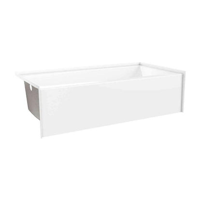 Prism 60 inch x 32 inch alcove acrylic bathtub in white