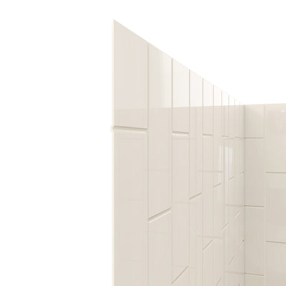 QWALL-VS biscuit wall panel outer edge detail