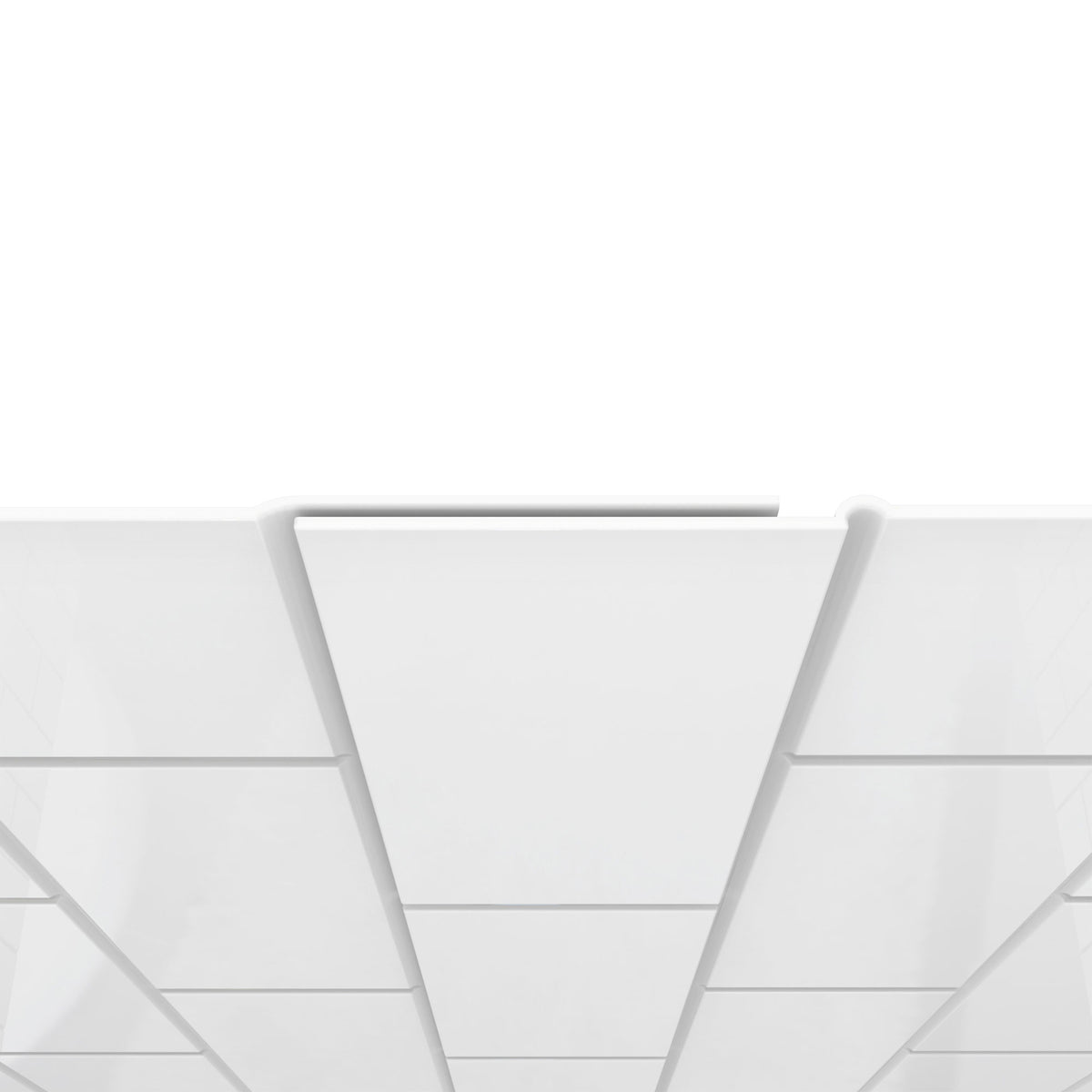 QWALL-VS white wall panel seam detail