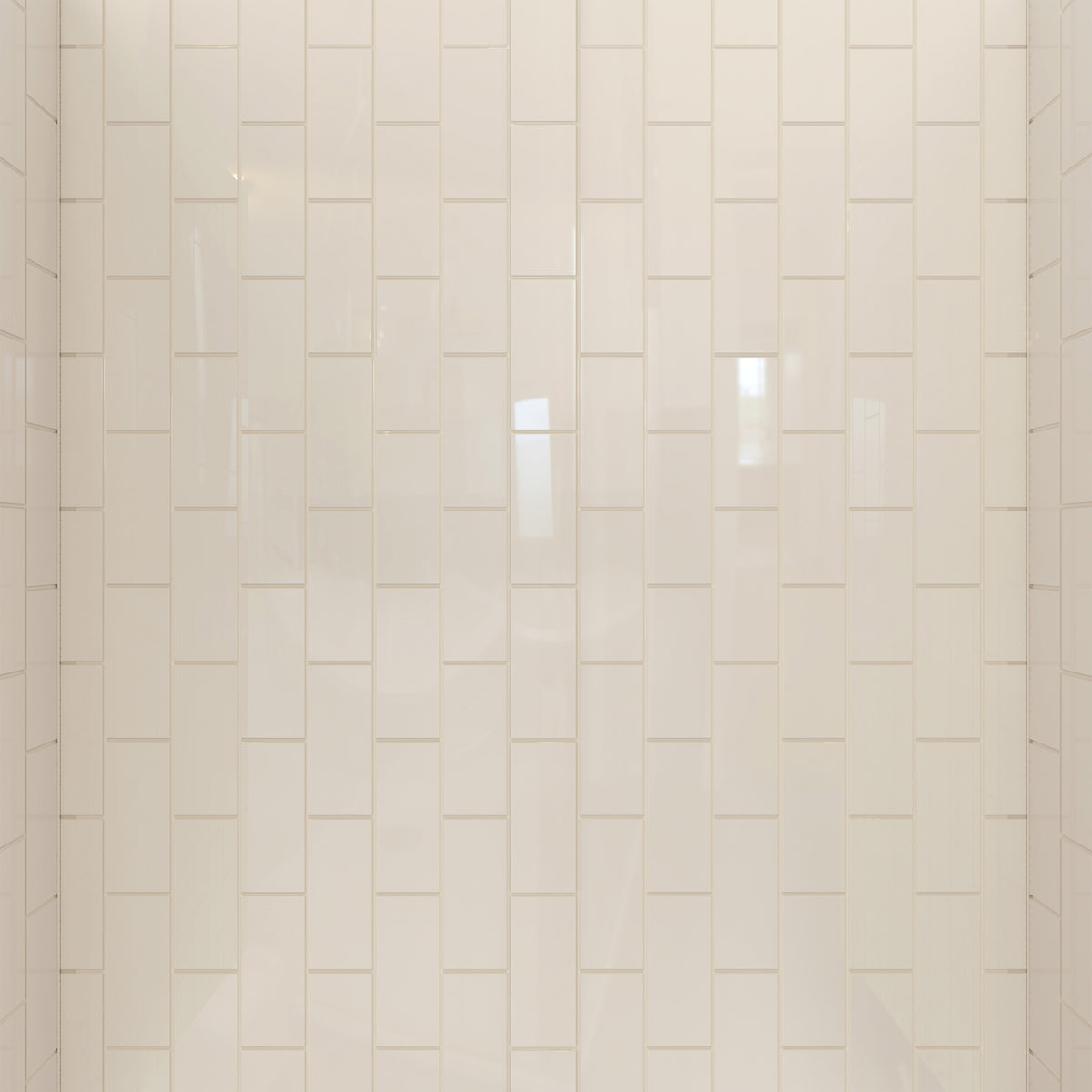 QWALL-VS biscuit vertical subway wall pattern close up