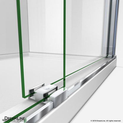 Sapphire Semi-Frameless Double Sliding Shower Door