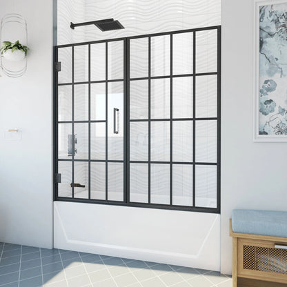 Unidoor Toulon French Hinged Shower Door