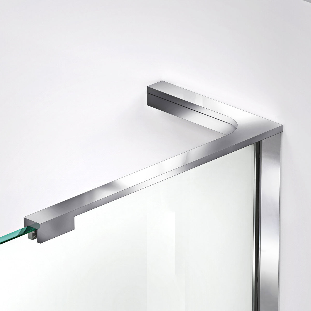 Unidoor-X L bar support in Polished Chrome