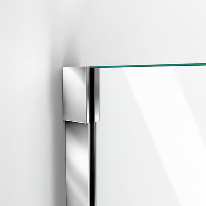 Unidoor-X glass panel support bracket detail