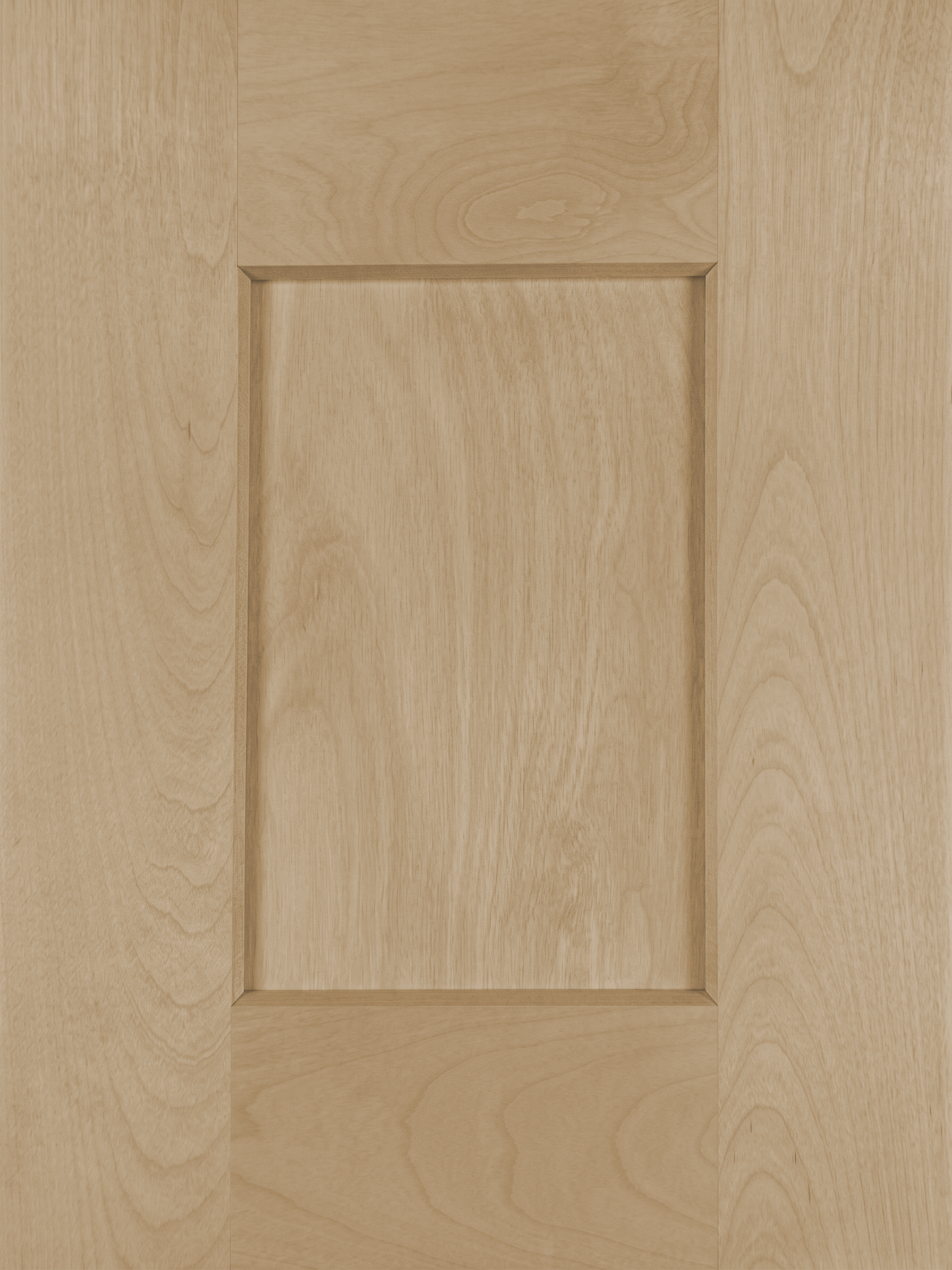 Honey Glow Shaker kitchen cabinet door sample in solid birch, American framed full overlay, DK Collection