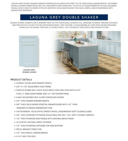 DK-Laguna Grey Double Shaker
