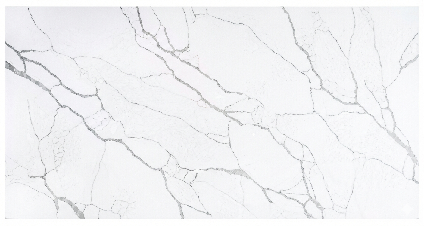 Additional view 5 of the Calacatta Alaska engineered quartz slab