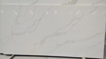 Additional view 7 of the Calacatta Bella engineered quartz slab