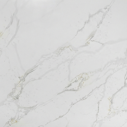 Calacatta Phoenix engineered quartz slab, polished finish