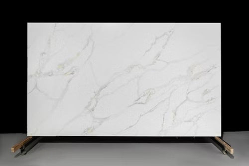 Additional view 6 of the Calacatta Phoenix engineered quartz slab