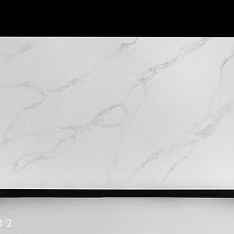 Additional view 6 of the Calacatta Rocky engineered quartz slab, EC series