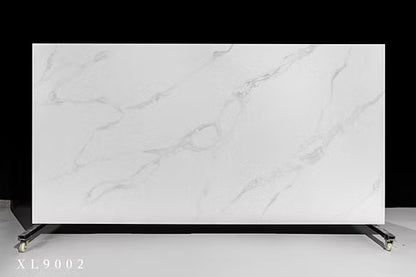 Additional view 7 of the Calacatta Rocky engineered quartz slab, EC series