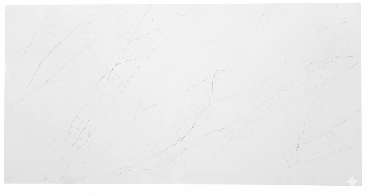Additional view 5 of the Calacatta Vined engineered quartz slab