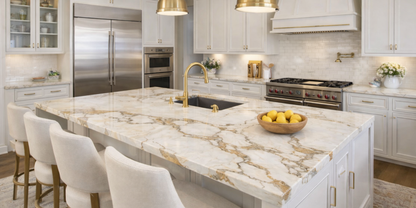 Calacatas Gold Premium Quartz Slab
