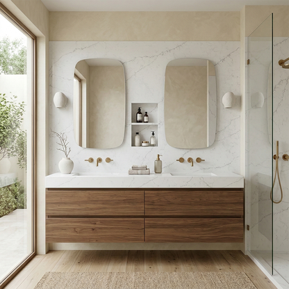ES-Alpine Glacier Silica-Free Quartz Slab
