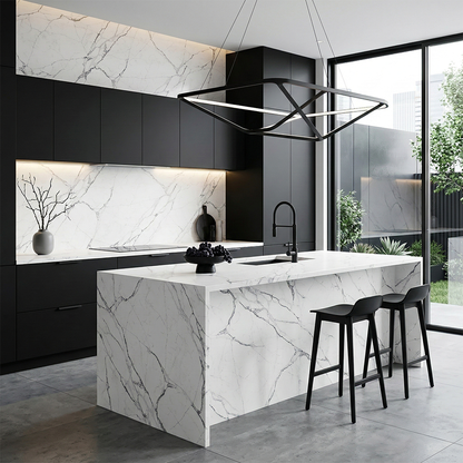 ES-Alps White Quartz Slab