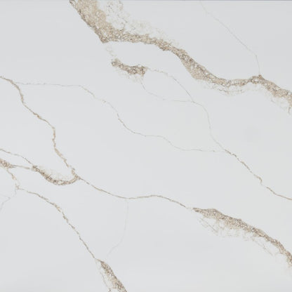ES-Arabescato Gold Quartz Slab
