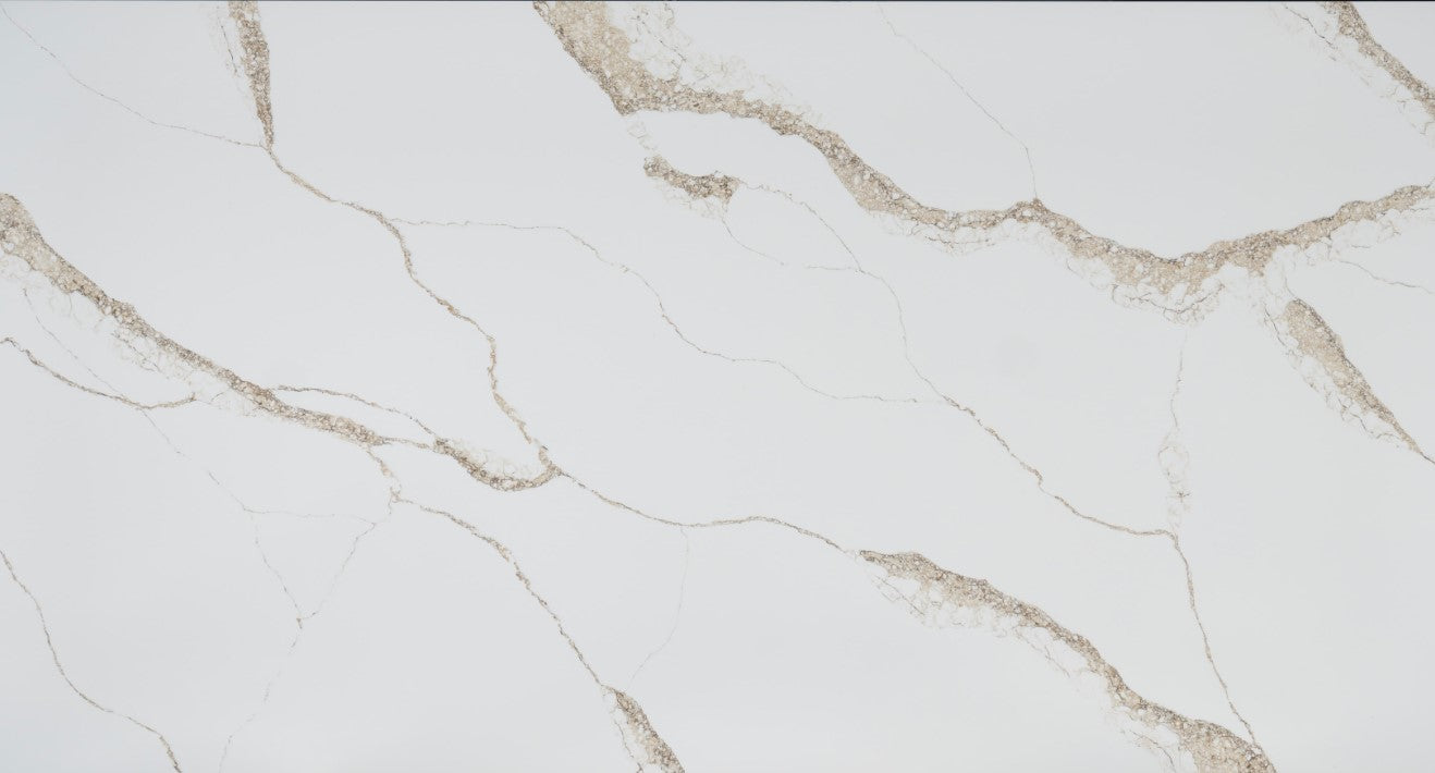 ES-Arabescato Gold Quartz Slab