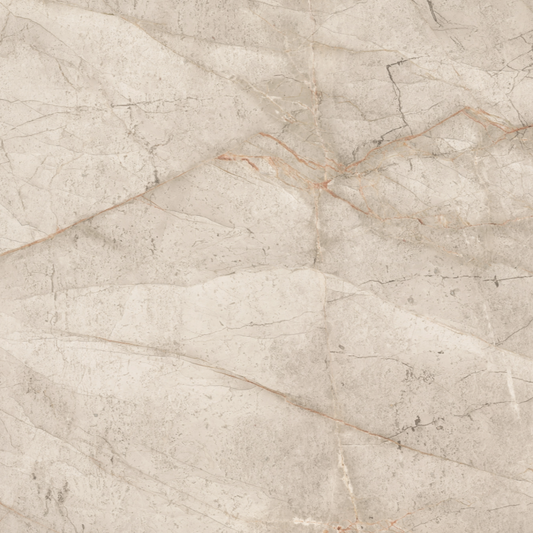 Atlas Plan Appennino Italian porcelain slab, cream base with brown veining, polished finish