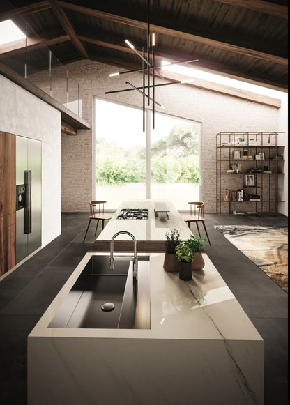ES-Atlas Plan PorcelainTop™ Bianco Dolomite Italian Porcelain Slab