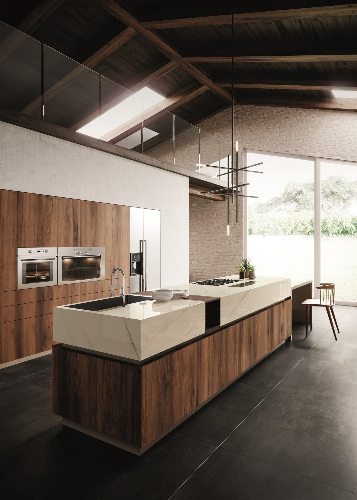 ES-Atlas Plan PorcelainTop™ Bianco Dolomite Italian Porcelain Slab